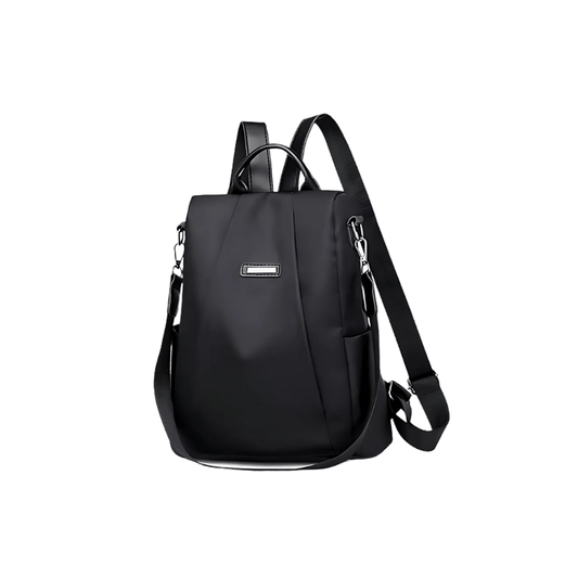 Praktisk vardagsryggsäck i oxfordtyg med stöldskydd