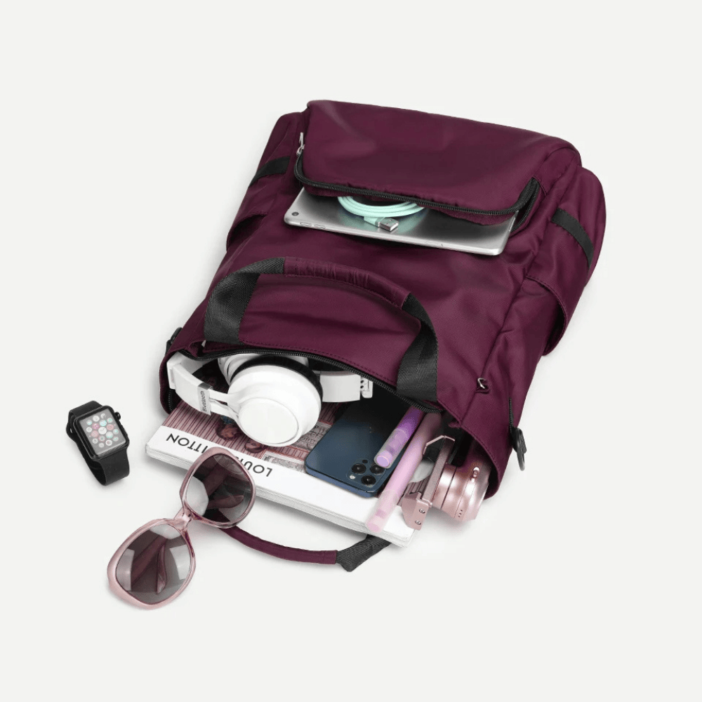 3-i-1 Ryggsäck Dam – Vattenavvisande Nylon Handväska