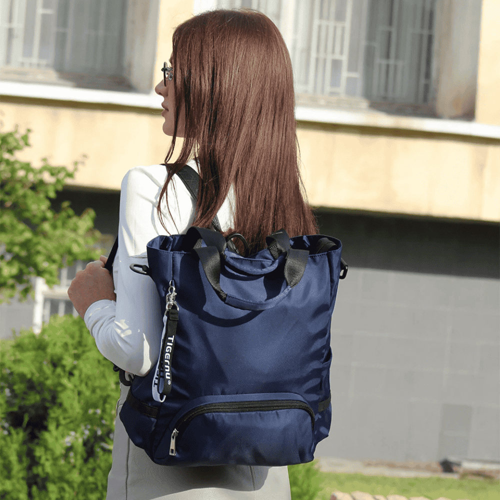 3-i-1 Ryggsäck Dam – Vattenavvisande Nylon Handväska